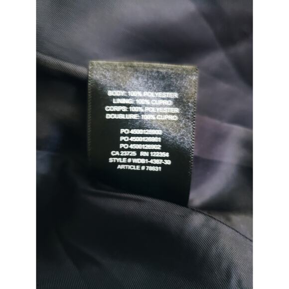 Babaton Kilburn Double Breasted Metallic Tweed Blazer Blue Size 6 - Picture 10 of 11